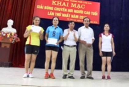 Thành phố Lào Cai: Phát triển phong trào chơi bóng chuyền hơi 