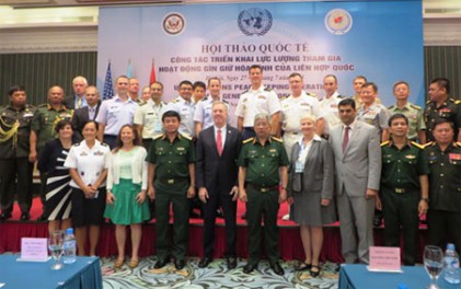 Hội thảo quốc tế về công tác triển khai lực lượng tham gia hoạt động gìn giữ hòa bình Liên hợp quốc 