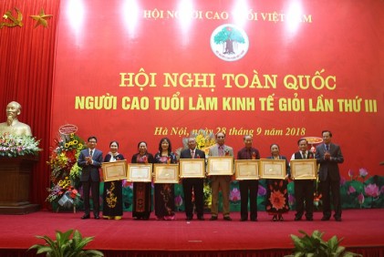 Hội nghị toàn quốc Người cao tuổi làm kinh tế giỏi lần thứ III: Tuyên dương 242 Người cao tuổi làm kinh tế giỏi