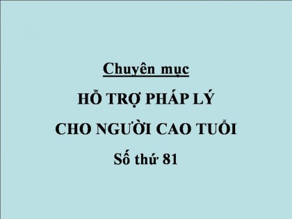 Cấp nào chúc thọ các cụ 90 tuổi và 100 tuổi