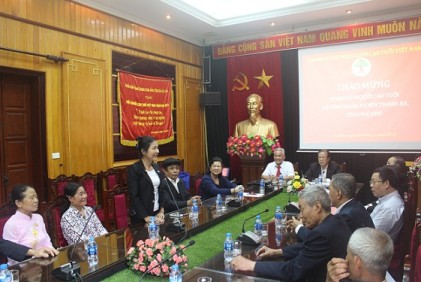 Đoàn đại biểu Hội NCT xã Đồng Xuân, huyện Thanh Ba, tỉnh Phú Thọ thăm và làm việc với Trung ương Hội