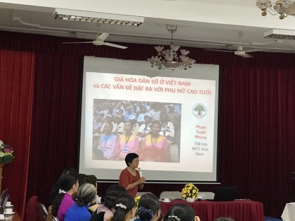 Hội thảo “Chăm sóc và phát huy vai trò của phụ nữ cao tuổi trong  bối cảnh già hóa dân số”