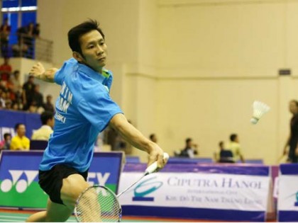 Tiến Minh vô địch giải cầu lông quốc tế tại Hà Nội