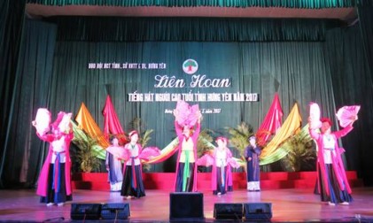 Hội NCT tỉnh Hưng Yên: Liên hoan tiếng hát NCT năm 2017