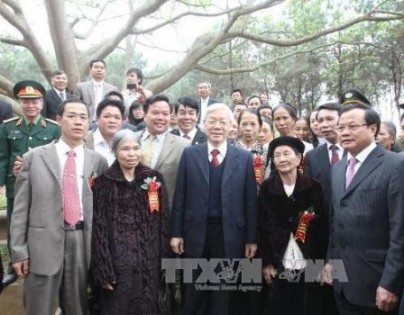 Tổng Bí thư Nguyễn Phú Trọng phát động Tết trồng cây nhớ Bác – Xuân Giáp Ngọ 2014 