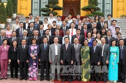Chủ tịch nước gặp mặt Đoàn đại biểu luật gia tiêu biểu toàn quốc 