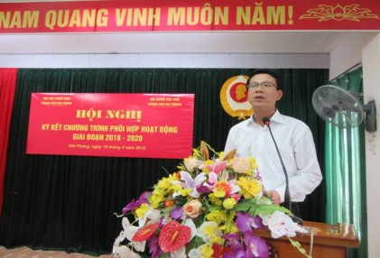 Hội Cựu chiến binh và Hội Người cao tuổi thành phố Hải Phòng: Ký kết chương trình phối hợp hoạt động giai đoạn 2018 – 2020