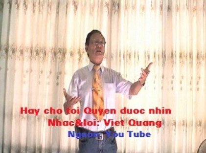 Hãy cho tôi quyền được nhìn