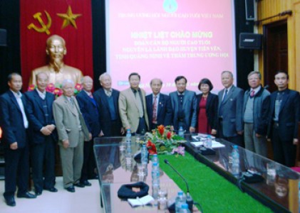 Đoàn đại biểu huyện Tiên Yên, tỉnh Quảng Ninh: Thăm Trung ương Hội NCT Việt Nam