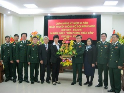 Lãnh đạo Trung ương Hội NCT Việt Nam thăm và chúc mừng Bộ Tư lệnh Bộ đội Biên phòng nhân ngày truyền thống Bộ đội Biên phòng.