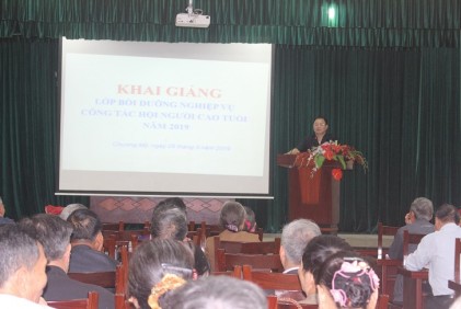 Huyện Chương Mỹ, TP Hà Nội: Tập huấn nghiệp vụ công tác Hội NCT năm 2019