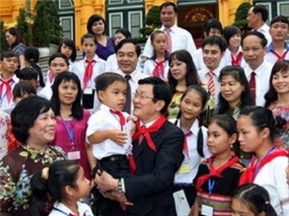 Thư của Chủ tịch nước gửi thiếu niên, nhi đồng nhân dịp Tết Trung thu 