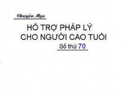Không phải cứ mừng thọ là được hưởng TCXH dành cho NCT