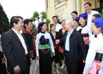 Tổng Bí thư Nguyễn Phú Trọng thăm và làm việc tại Phú Thọ 