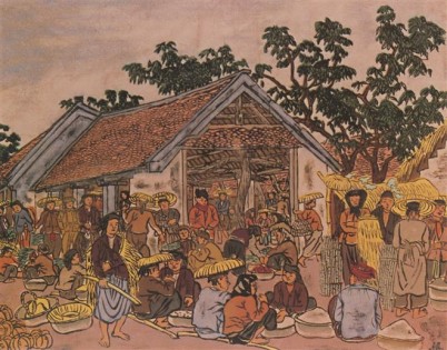 Hình ảnh những phiên chợ xưa