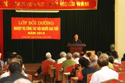 Quận Hoàng Mai, TP Hà Nội: Bồi dưỡng nghiệp vụ công tác Hội Người cao tuổi năm 2019