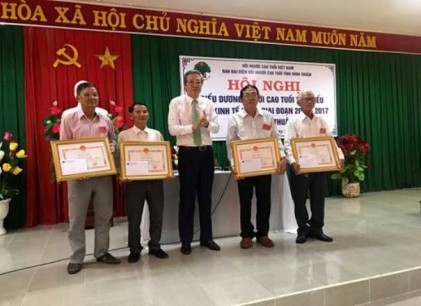 Tỉnh Ninh Thuận: Biểu dương NCT làm kinh tế giỏi giai đoạn 2012 - 2017