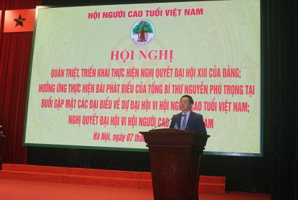 Hội nghị trực tuyến toàn quốc triển khai Nghị quyết Đại hội VI Hội NCT Việt Nam