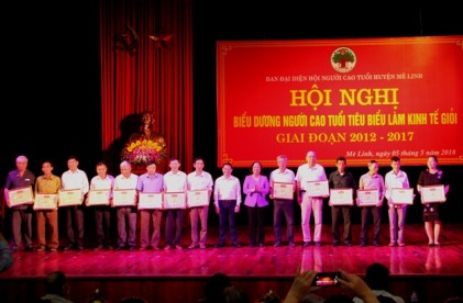 Huyện Mê Linh, TP Hà Nội: Vinh danh, biểu dương những NCT làm kinh tế giỏi