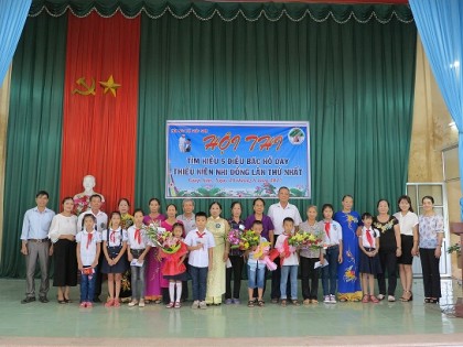 Hội NCT xã Giáp Sơn, huyện Lục Ngạn, tỉnh Bắc Giang: Tổ chức Hội thi “Tìm hiểu 5 điều Bác Hồ dạy thiếu niên, nhi đồng” lần thứ nhất