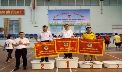 Tỉnh Bắc Giang: Tổ chức Giải bóng chuyền hơi NCT năm 2018
