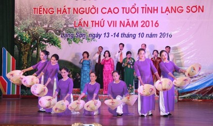 Thành phố Lạng Sơn: Tiêu biểu trong phong trào văn nghệ người cao tuổi