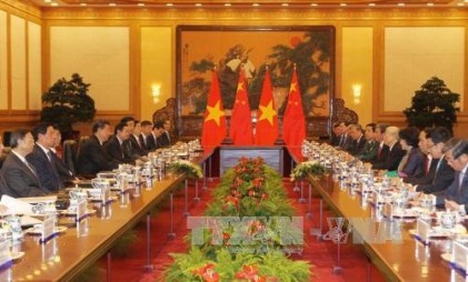 Tổng Bí thư Nguyễn Phú Trọng hội đàm với Tổng Bí thư, Chủ tịch Trung Quốc Tập Cận Bình 