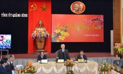 Tổng Bí thư Nguyễn Phú Trọng: Quảng Bình cần khai thác tốt hơn tiềm năng, lợi thế để phát triển 