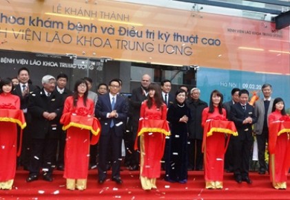 Khánh thành tòa nhà khoa khám bệnh và điều trị kỹ thuật cao Bệnh viện Lão khoa Trung ương