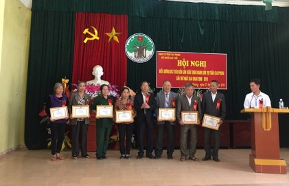 Thị trấn Cao Phong, huyện Cao Phong, tỉnh Hòa Bình: Tổ chức Hội nghị biểu dương NCT tiêu biểu trong sản xuất, kinh doanh giỏi giai đoạn 2008 - 2018
