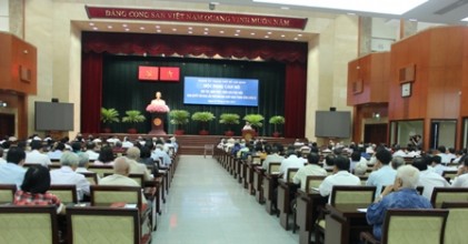 Cán bộ cấp cao nghỉ hưu tại TP.Hồ Chí Minh quán triệt, triển khai thực hiện Nghị quyết Trung ương 9 khóa XI 
