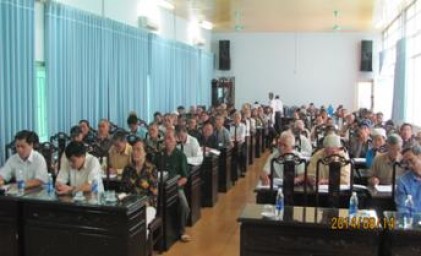 Hội NCT tỉnh Hòa Bình triển khai Hiến pháp năm 2013, tập huấn phòng chống tội phạm, ma túy.